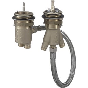 Hansgrohe 2-Loch Thermostat Grundkörper Axor externer Auslauf für Wannenrandmontage