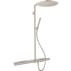 Hansgrohe AXOR Showers Showerpipe 800, nickel gebürstet 27984820