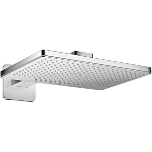 Hansgrohe Kopfbrause 460 2jet Axor chrom mit Brausearm SoftCube