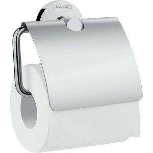 Hansgrohe Papierrollenhalter Logis Universal chrom mit Deckel