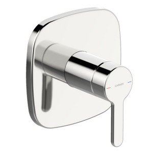 HA Funkt.Einheit m. Dekorset Einhand- Brause-Batt. Hansadesigno 8110 9593 chr
