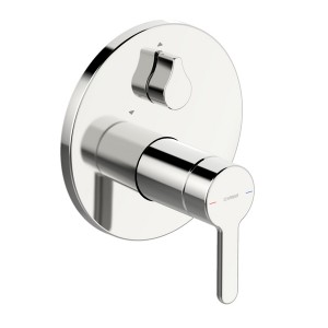HA Funkt.-Einheit m. Dekorset Einhand- Wa-Batt. Hansadesigno 8111 9563 chrom