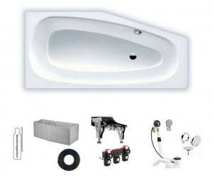 Kaldewei Advantage Mini links 1570x750 Raumsparwanne 224800010001