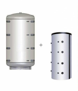 Austria Email Solar- und Heizungs-Pufferspeicher PSM 500 mit ECO SKIN Isolierung