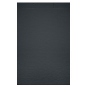Isola Duschfl´┐Żche 160x90x3 cm  anthrazit Duschwanne in Schieferoptik