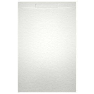 Isola Duschfl´┐Żche 180x90x3 cm, wei´┐Ż matt Duschwanne in Schieferoptik