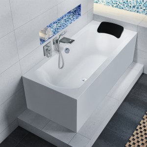 Riho Linares Plug & Play Badewanne, Eckausführung links, 1800x800mm, 195 Ltr.