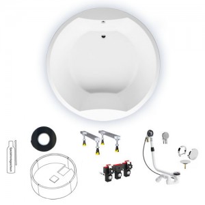 Riho Rund-Badewanne Colorado 180 cm / weiß BB02005