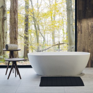 Navarra 170x80x55,5 wit mat / mat incl. sifon