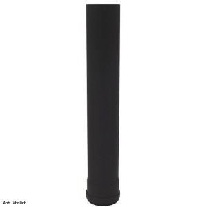 Rocky Rauchrohr 1500 mm, DM80, Farbe: Schwarz
