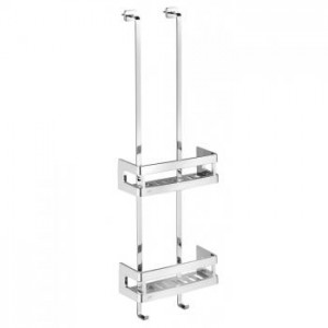 sam Einhängeduschkorb duschway XL 2-fach 4003066 gerades Modell o. Wischer chrom