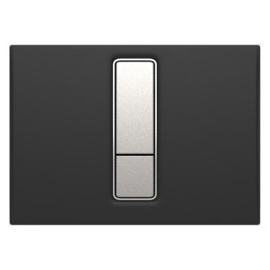 SANIT Betätigungsplatte Ineo Bright 2C Duroplast schwarz / matt chrom