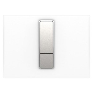 SANIT Betätigungsplatte Ineo Bright 2C Duroplast weiß/matt chrom