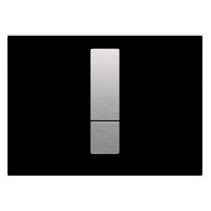 SANIT Betätigungsplatte Ineo Bright 2C Glas schwarz