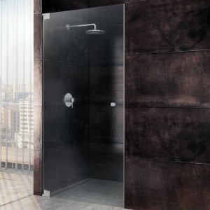 SPRINZ Omega Duschabtrennung für Nische, Pendel- oder Drehtür, 900 x 2000, verschiedene Profilfarben, O20.9