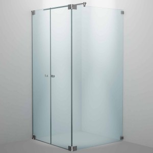 SPRINZ Rocky-Line O Duschabtrennung 1000 x 1000 x 2000, Fronteinstieg mit Pendeltüren, verschiedene Profilfarben, O19.6