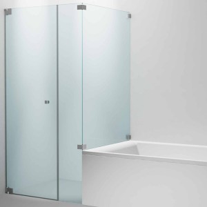SPRINZ Rocky-Line O Duschabtrennung 1000 x 1000 x 2000, Fronteinstieg, Pendeltür oder Drehtür mit Festteil, verkürzte Seitenwand, verschiedene Profilfarben, O18.0