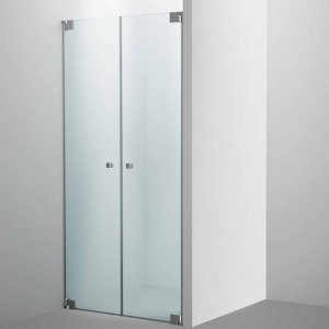 SPRINZ Rocky-Line O Duschabtrennung für Nische, zwei Pendeltüren ohne Festteil, 1200 x 2000, verschiedene Profilfarben, O22.1