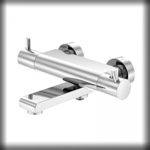 Steinberg Serie 100 Azputzthermostat ½″ für Wanne, chrom