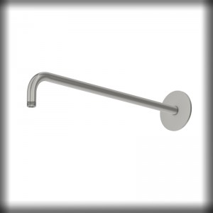 Steinberg Serie 100 Brausearm für Wandmontage, Länge: 450 mm, nickel gebürstet