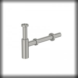Steinberg Serie 100 Design-Siphon, nickel gebürstet
