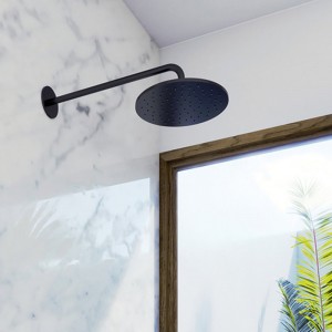 Steinberg Serie 100 S Regenbrause Ø 250 mm X 8 mm, matt schwarz