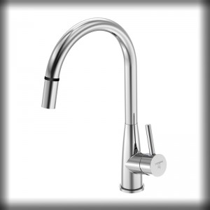 Steinberg Serie 100 Spültisch-Einhebelmischer mit Touch-Funktion, chrom