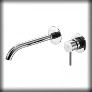 Steinberg Serie 100 Waschtisch-Wand-Einhebelmischer, chrom