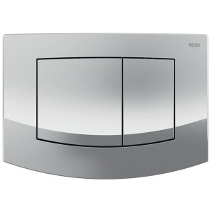 TECEambia WC-Betätigungsplatte Chrom glänzend Zweimengentechnik