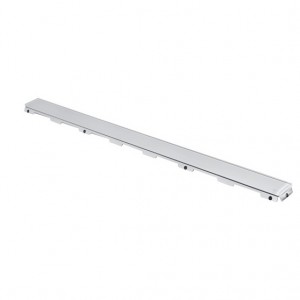 TECEdrainline Glasabdeckung weiß 700 mm Edelstahl poliert, gerade
