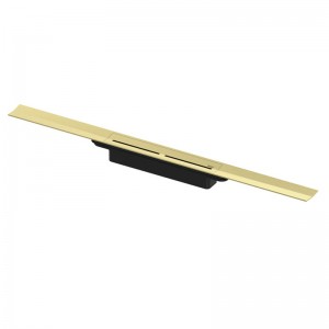 TECEdrainprofile Duschprofil, 800 mm, Edelstahl, "Brushed Gold Optic"