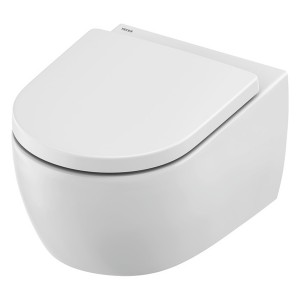 TECEloft Set, Keramik mit cyclon flush und WC-Sitz im klassisch-hohen Design