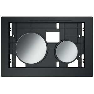 TECEloop Betätigungseinheit für WC-Bet., Tasten Chrom glänzend