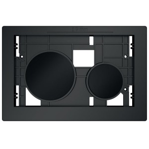 TECEloop Betätigungseinheit für WC-Betätigungsplatte schwarz matt