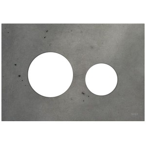 TECEloop Blende für WC-Betätigungsplatte Beton hell