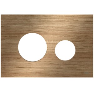 TECEloop Blende für WC-Betätigungsplatte Holz Eiche