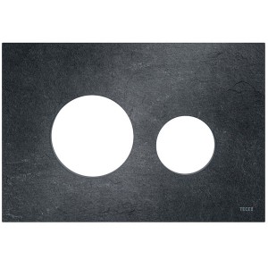 TECEloop Blende für WC-Betätigungsplatte Steinplatte Schiefer