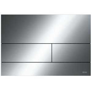 TECEsquare WC-Betätigungsplatte Metall 2 Chrom glänzend