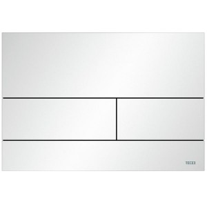 TECEsquare WC-Betätigungsplatte Metall 2 Weiß matt
