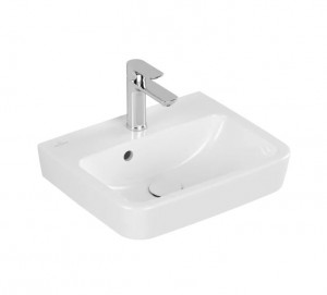 VB Handwaschbecken O.novo 434445 450x370mm Eckig Weiß Alpin CeramicPlus