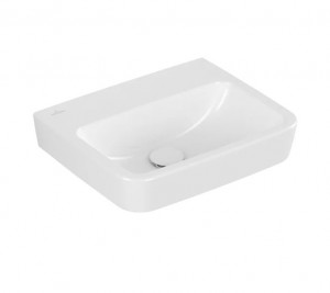 VB Handwaschbecken O.novo 434448 450x370mm Eckig Weiß Alpin CeramicPlus