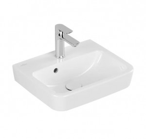 VB Handwaschbecken O.novo 43444G 450x370mm Eckig Weiß Alpin CeramicPlus