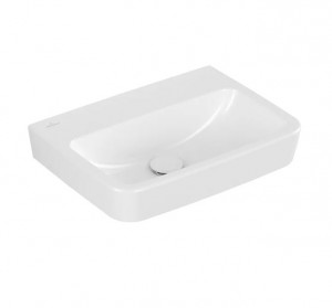 VB Handwaschbecken O.novo 434453 500x370mm Eckig Weiß Alpin CeramicPlus