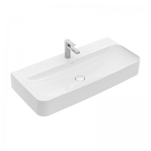VB WT Finion 4168 1000x470mm 3L Arm mittl HL o ÜL Eckig Stone White C+