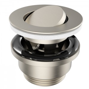 Victoria & Albert Waschbecken-Ablauf mit Klappverschluss KIT24 brushed nickel