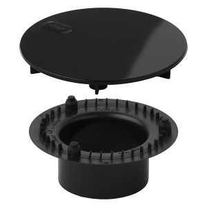 Viega Ausstattungsset 6966.0 Kunststoff d 115 mm schwarz glänzend 