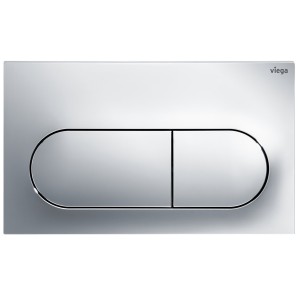 Viega WC Betät.-Pl. Visign for Life 6 8602.1 aus Kunststoff in verchromt