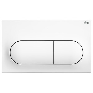 Viega WC Betät.-Pl. Visign for Life 6 8602.1 aus Kunststoff in weiß-alpin