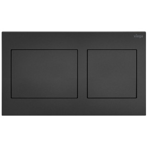 Viega WC Betätigungsplatte VfS 21 8611.1 aus Kunststoff in schwarz matt