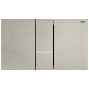 Viega WC Betät.-Pl. Visign for Style 24 8614.1 aus Kunststoff in edelstahlfarben